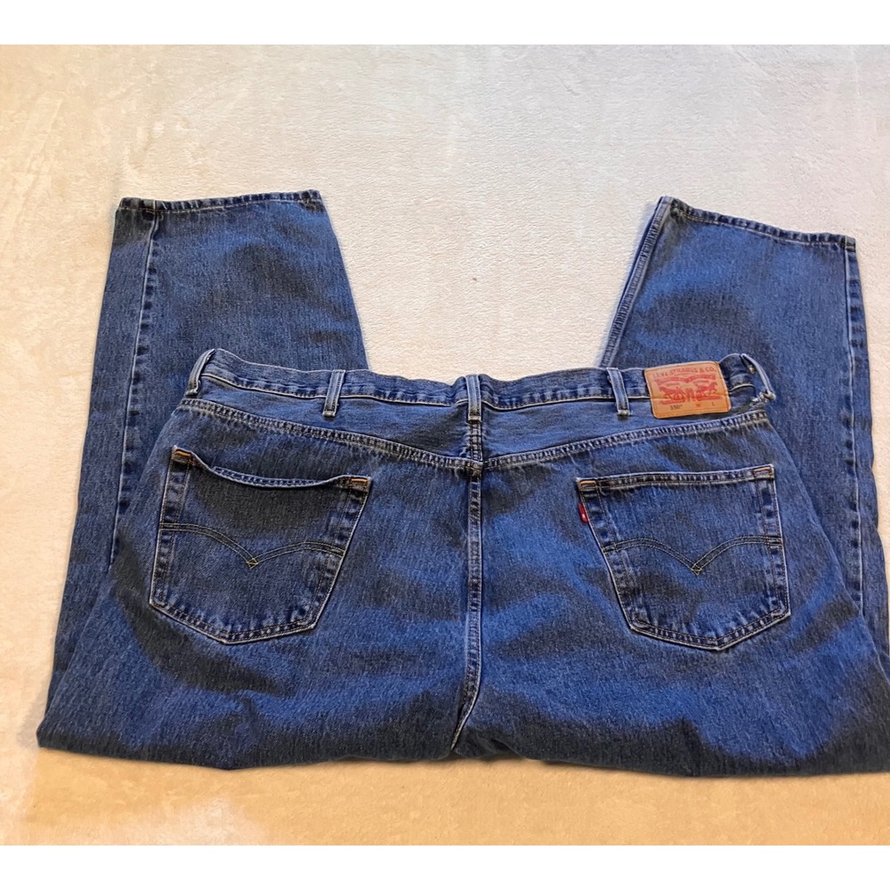 Levi's 550 Relaxed Fit Jeans Mens 50x30 Blue Medium Wash Tapered Leg 01550-4086